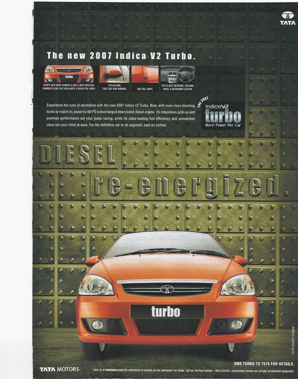 Tata Indica Turbo: agency : FCB Ulka