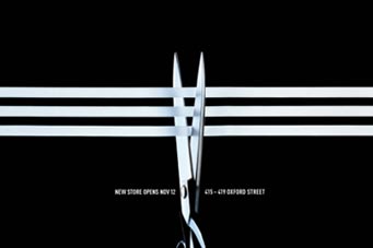 Annonce Adidas New Store Opens - 2005<br />Source : Cannes Archive Online, shortlist<br />DC : Trevor Beattie, Créas : P Reid, C Broadhurst, N Dawson<br />C Pickering, C Bovill, J Allison.<br />Agence : TBWA London (United Kingdom)