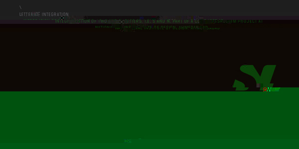 Integration of two letters i.e. S and N