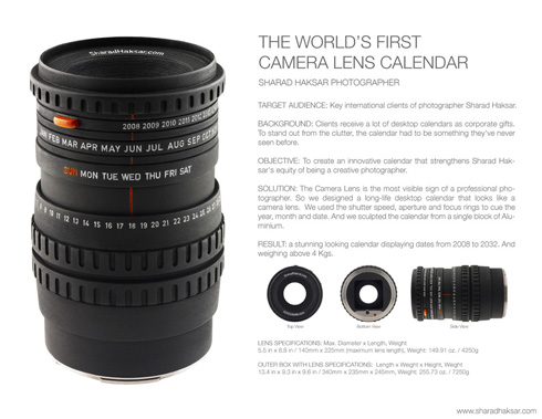 The Lens Calendar