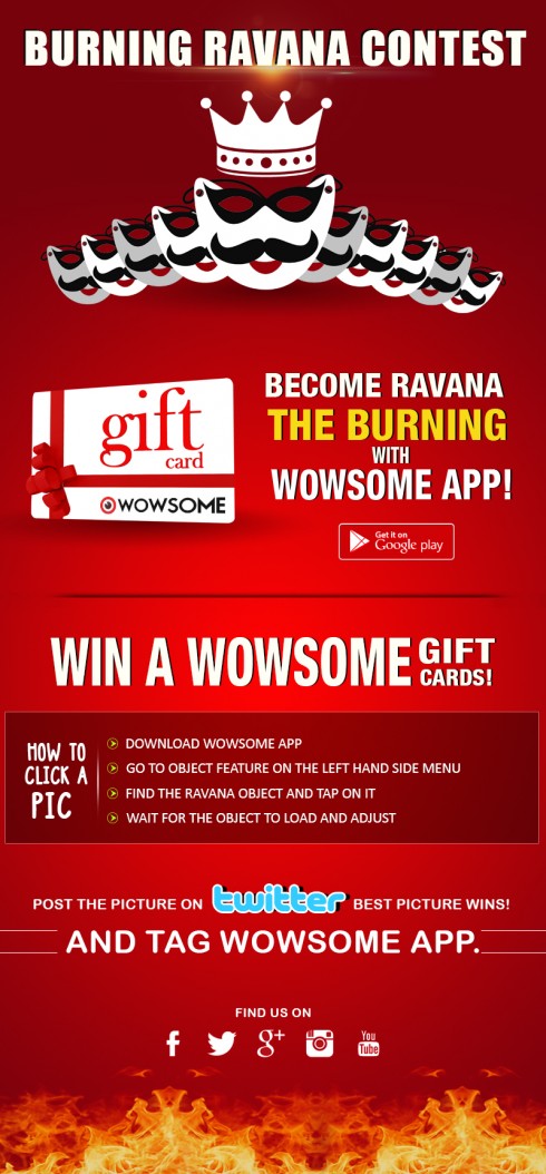 WOWSOME Ravana contest page