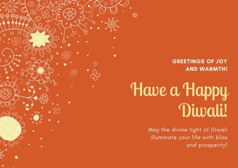 Canva Diwali Card