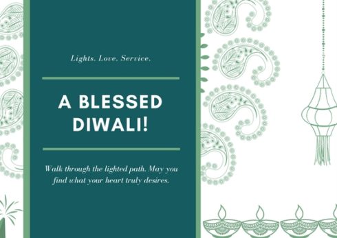 Canva Diwali Card