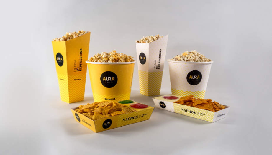 Aura Cinema branding by AVCD Studios